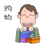 买了一大堆东西