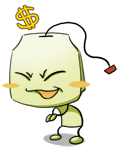 乐观的嘻嘻茶包QQ表情下载包