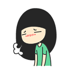 叹气的花痴少女森