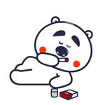 躺着抽烟，心里爽歪歪
