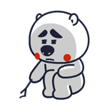 心情不好，蹲地上发呆