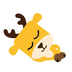 憨睡的健康阿鹿