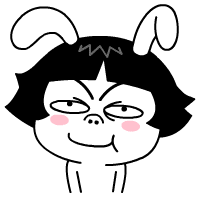 咧嘴邪笑