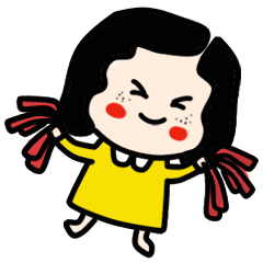 一脸幸福的模样