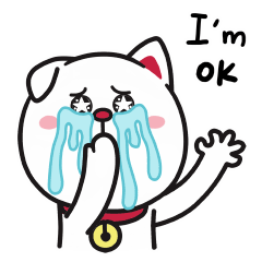 流着泪说“I am ok”