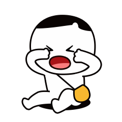 坐在地上双手抹眼泪撒娇