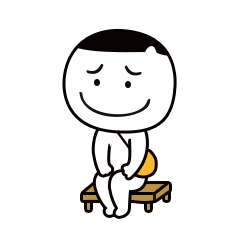 坐在凳子上为你鼓掌