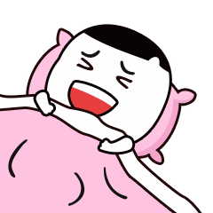 从被子里冒出头来哈哈大笑