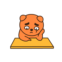 无聊中，爬在桌子上画圈圈