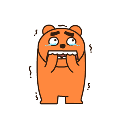 吓得张嘴瞪眼，不敢说话