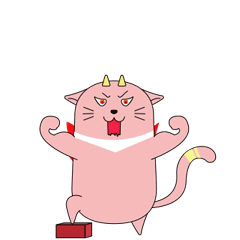 双角猫DADA表情系列