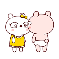 面对面的亲你一口