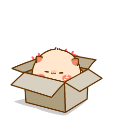 从盒子里冒出来求抱抱