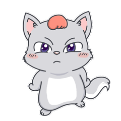 set头猫日常表情图片