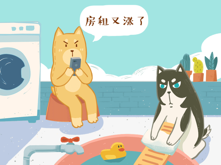 房租又涨了，生活真不容易啊