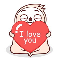 I love you，爱你哦
