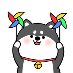 小黑柴泡泡表情图片大全
