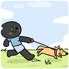 夺旗猫微信表情图片