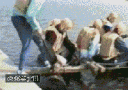 一个人把一船人弄进水里