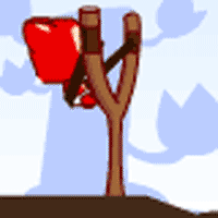 阿狸坐弹弓攻击小熊