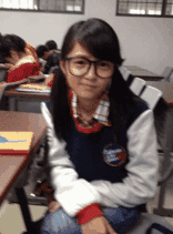 搞怪的逗逼女同学