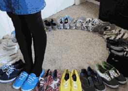 女人的鞋子多到数不过来