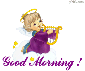 轻轻的问候，good morning
