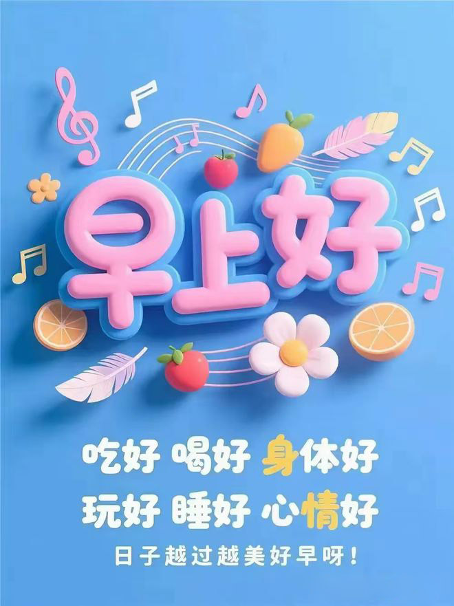 适合早晨发的文案配图，玩好睡好心情好